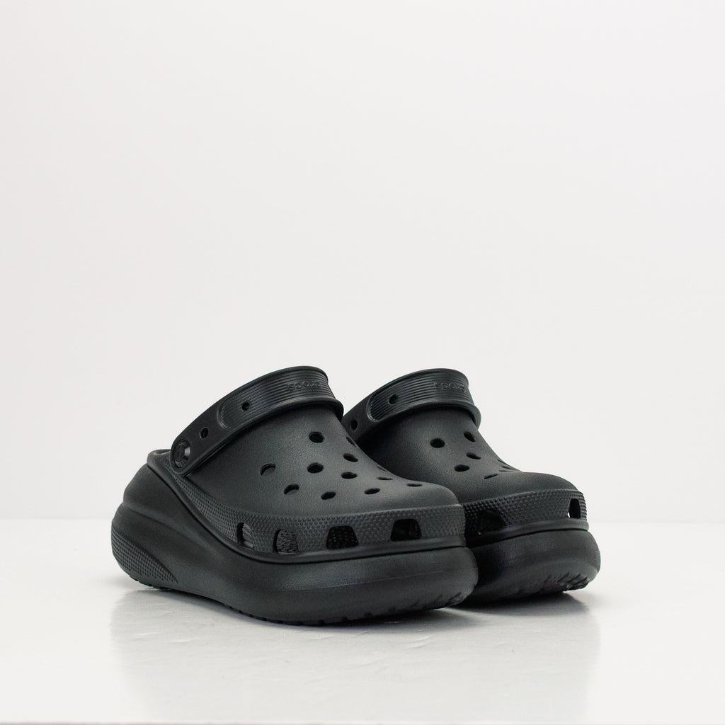 CROCS CRUSH BLACK 207521-001 PLATFORM CLOGS | MOKSIN – Moksin
