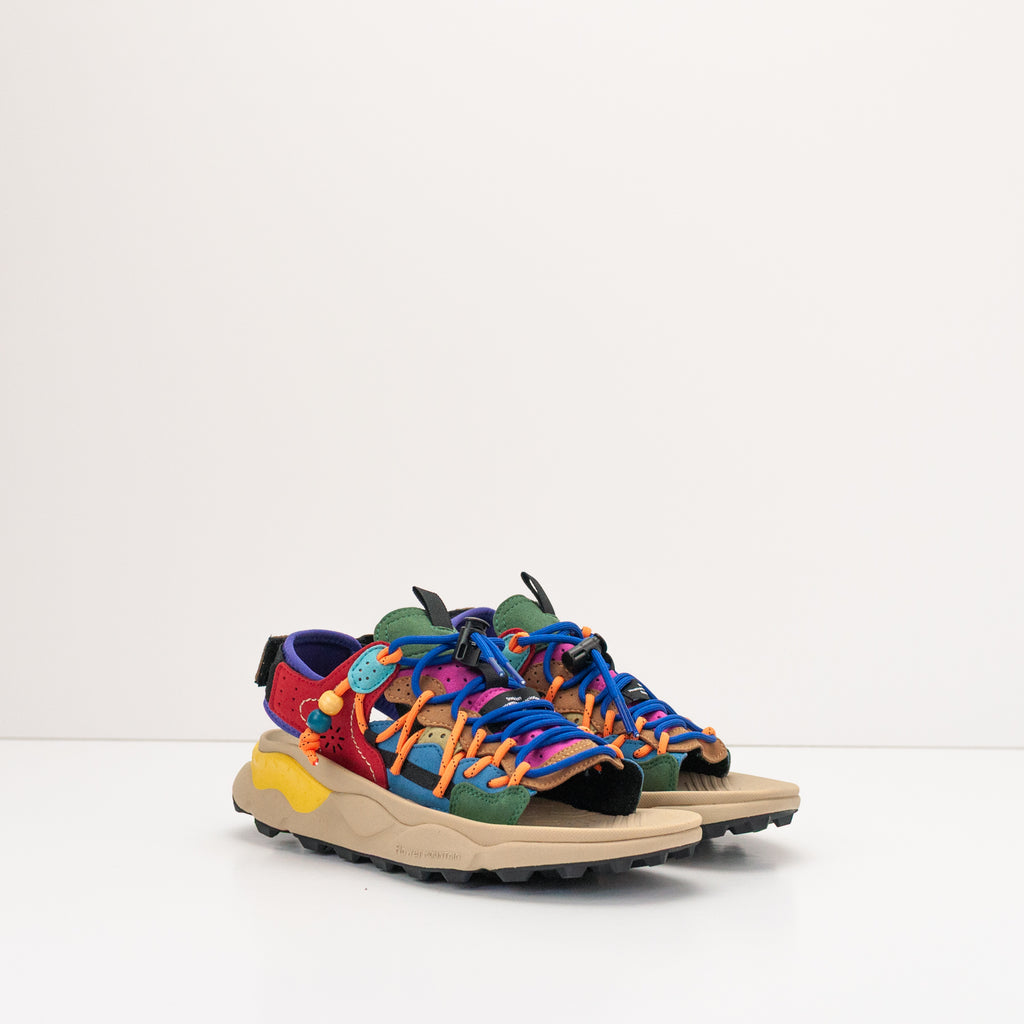 FLOWER MOUNTAIN PUMA PUNKU UNI SUEDE ECO BROWN GREEN FUCHSIA