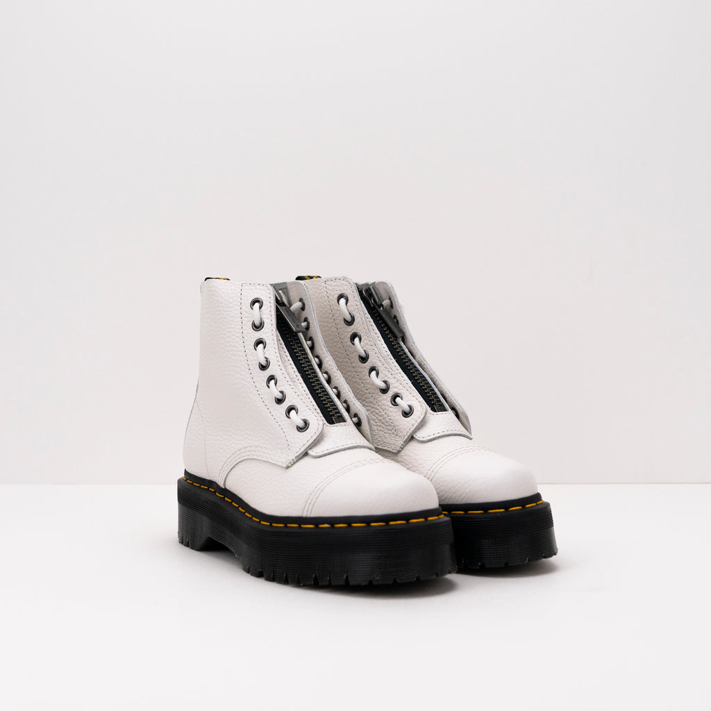 MARTENS BOOTS SINCLAIR WHITE MILLED NAPPA 26261100