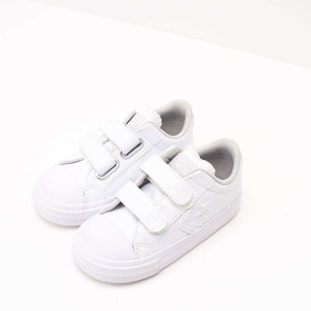 CONVERSE KID S SNEAKERS 751878C STAR PLAYER EV 2V OX WHITE WHITE WHITE