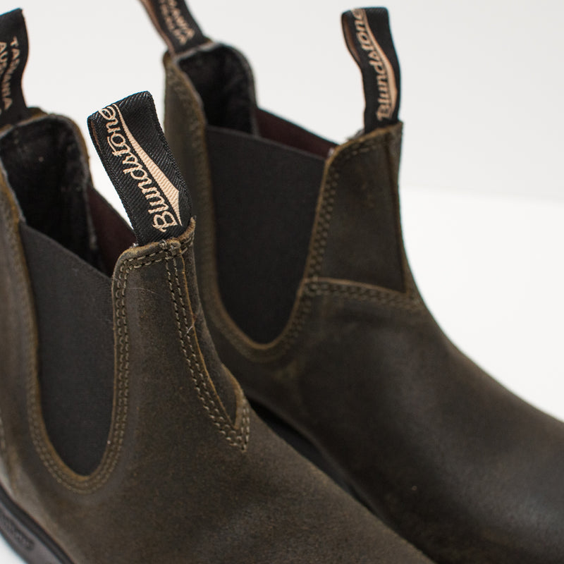 Bota Blundstone 1615 Women's Originals Suede Boots - Dark Olive