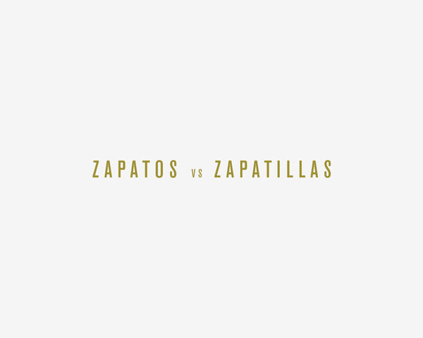 ¿Zapatos o zapatillas?