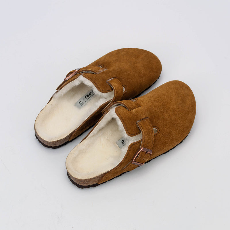 ZUECO BIRKENSTOCK BOSTON LANA DE BORREGO MINK 1001141