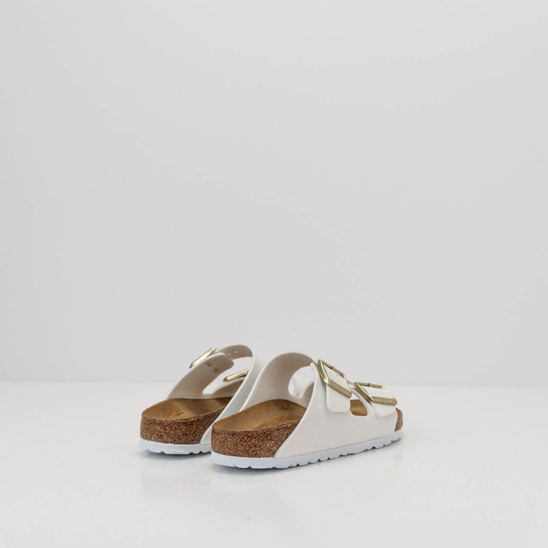 SANDALIA - BIRKENSTOCK - ARIZONA BIRKO-FLOR PATENT WHITE