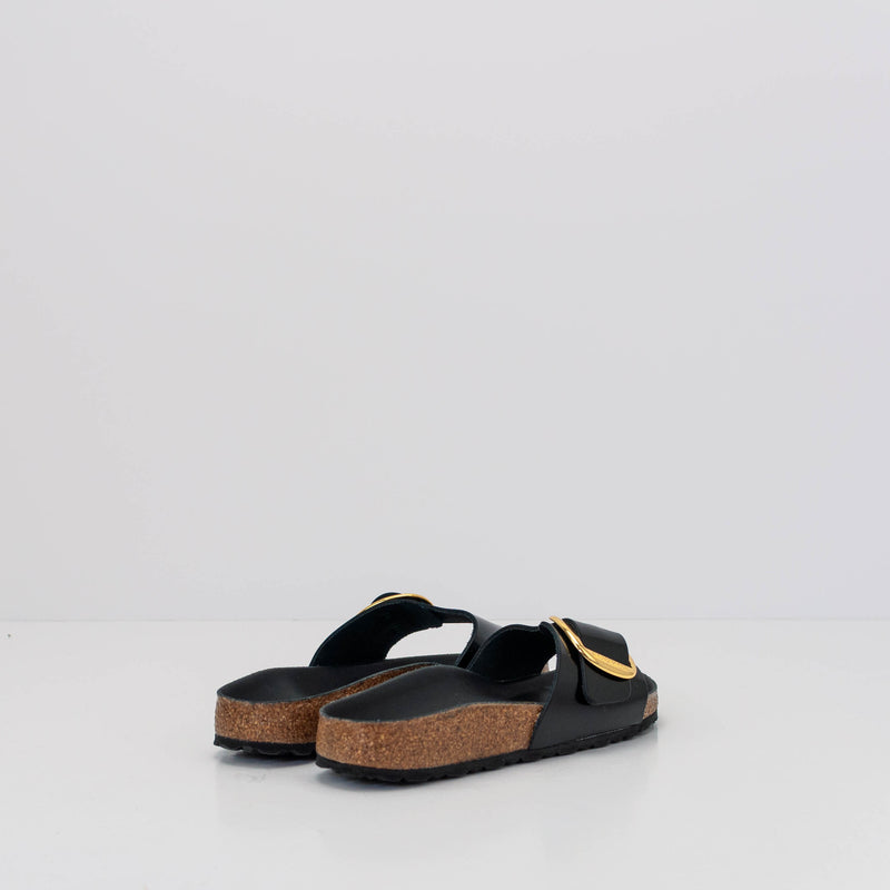 SANDALIA - BIRKENSTOCK - MADRID BIG BUCKLE HIGH SHINE BLACK