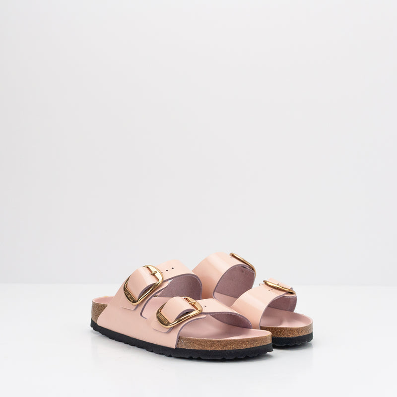 BIRKENSTOCK - SANDAL - ARIZONA BIG BUCKLE HIGH SHINE LIGHT ROSE 1029392