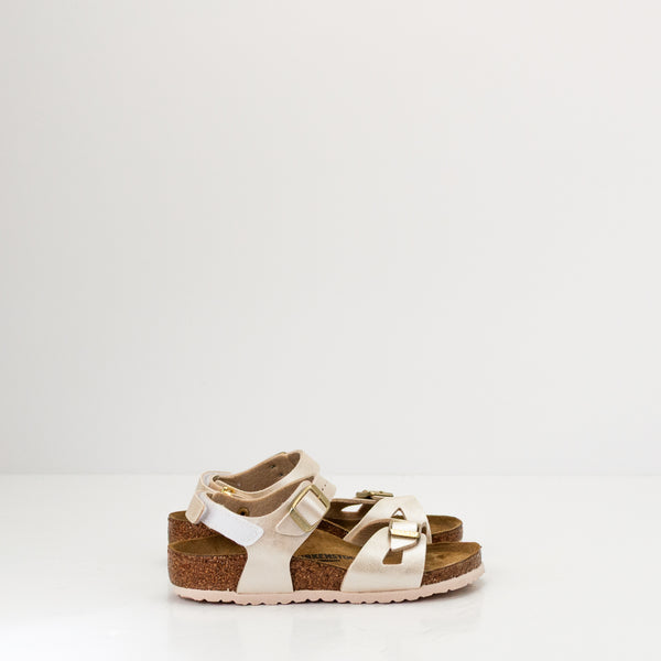 SANDALIA - BIRKENSTOCK - RIO AS KIDS GRACEFUL PEARL WHITE 1029570 DE 24 A 35