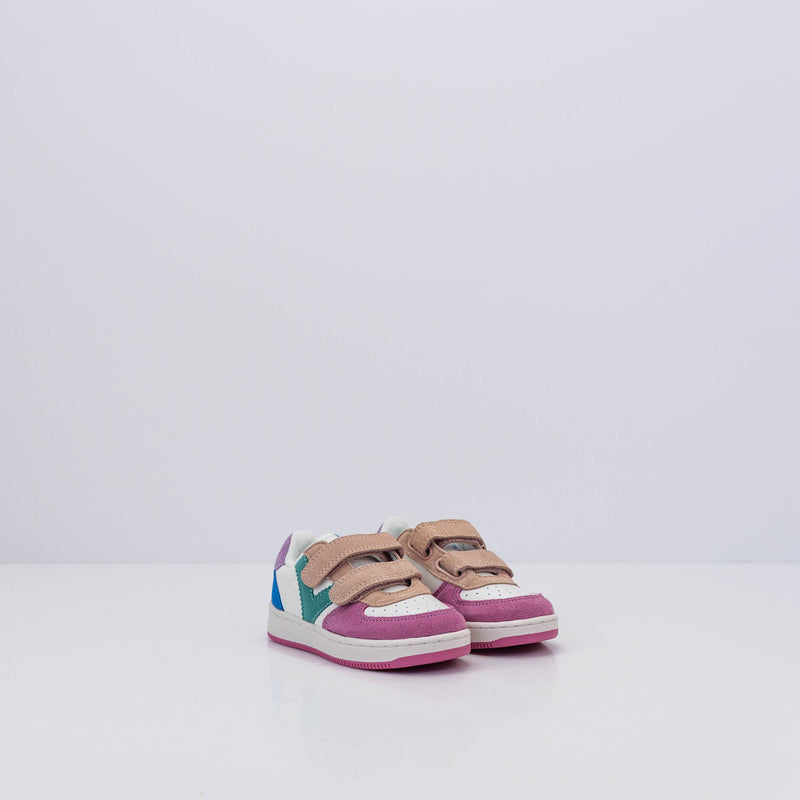 ZAPATILLA - VICTORIA - TIEMPO MULTICOLOR ROSA