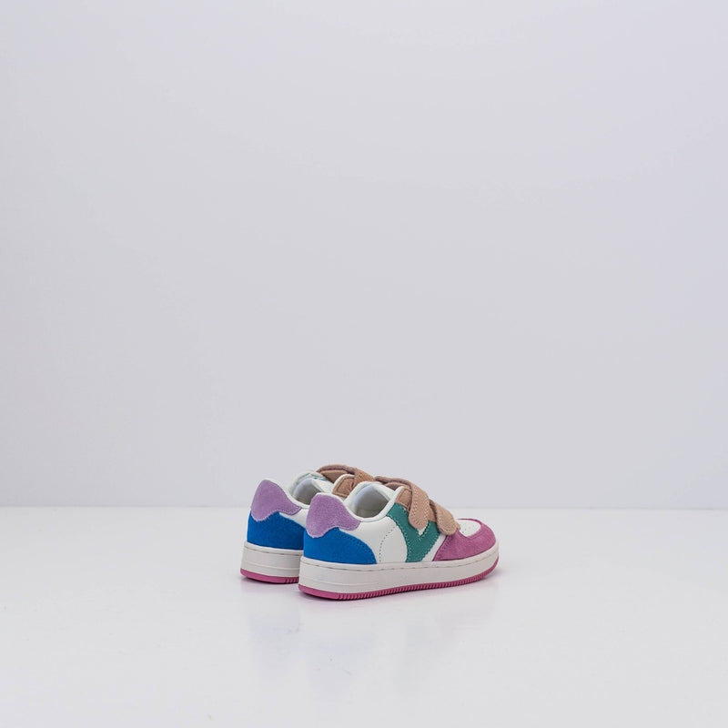 ZAPATILLA - VICTORIA - TIEMPO MULTICOLOR ROSA