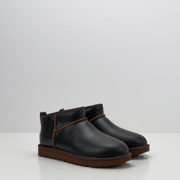 BOTA - UGG - CLASSIC ULTRA MINI LEATHER REGENERATE IRONWOOD