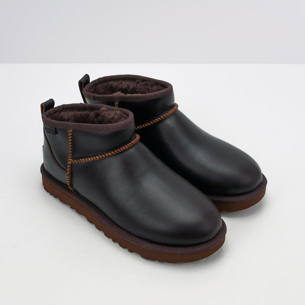 BOTA - UGG - CLASSIC ULTRA MINI LEATHER REGENERATE IRONWOOD