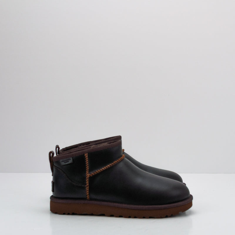 BOTA - UGG - CLASSIC ULTRA MINI LEATHER REGENERATE IRONWOOD