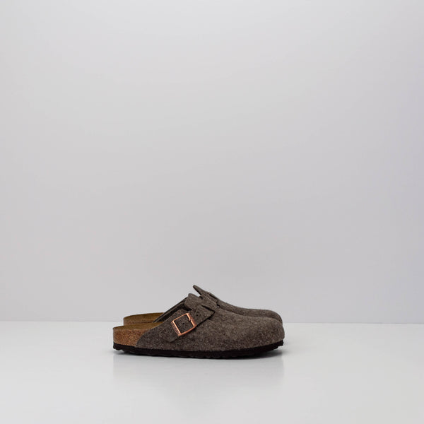 ZUECO - BIRKENSTOCK - BOSTON CACAO FIELTRO DE LANA 160583