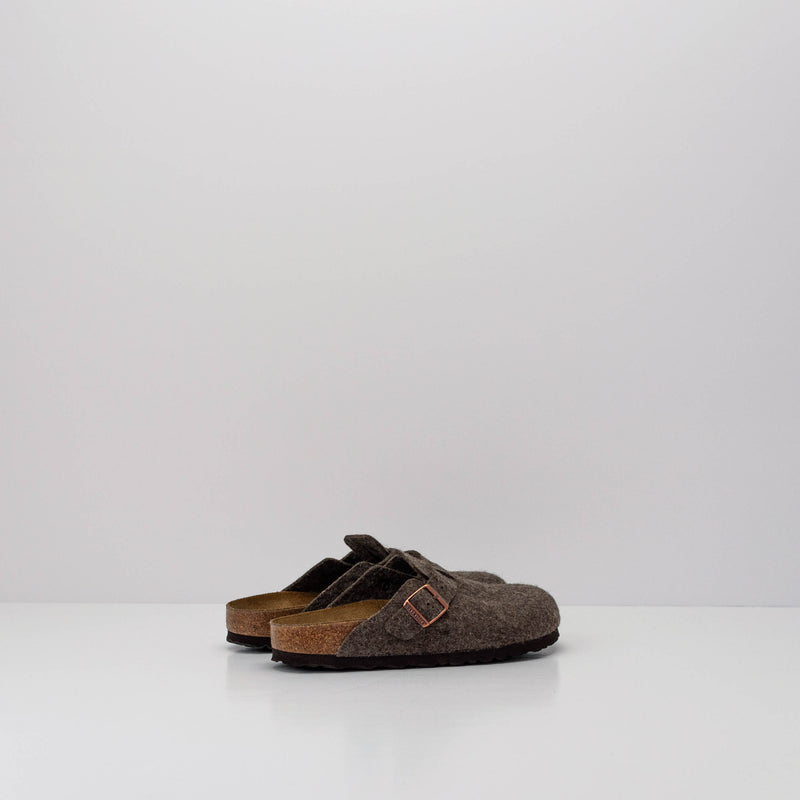 BIRKENSTOCK - CLOGS - BOSTON WOOL FELT CACAO