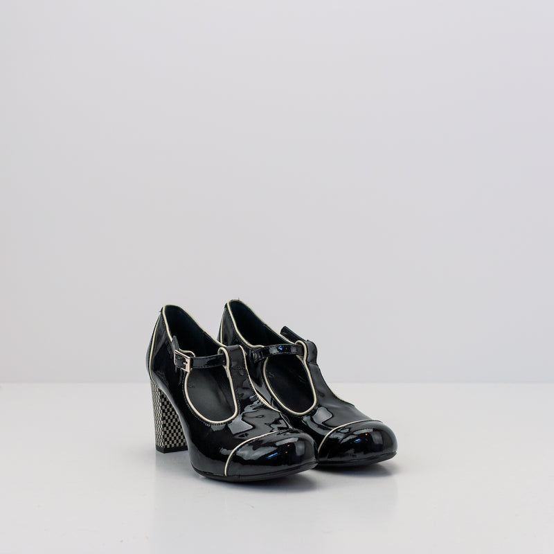 ZAPATO - NEMONIC - NICE 1921 CHAROL NEGRO