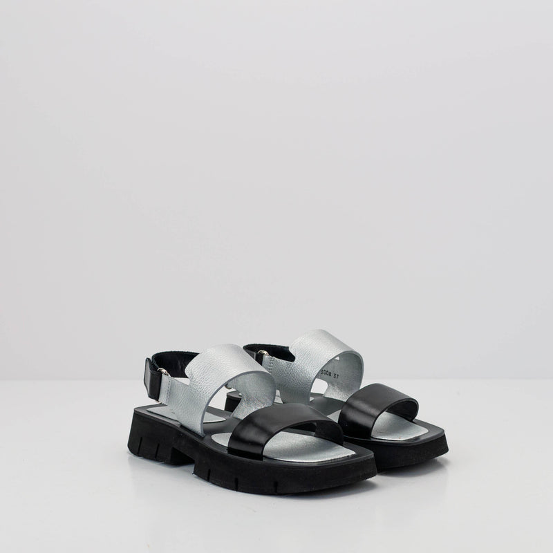 HOMERS -SANDAL - 21419 SIERRA BLACK SILVER