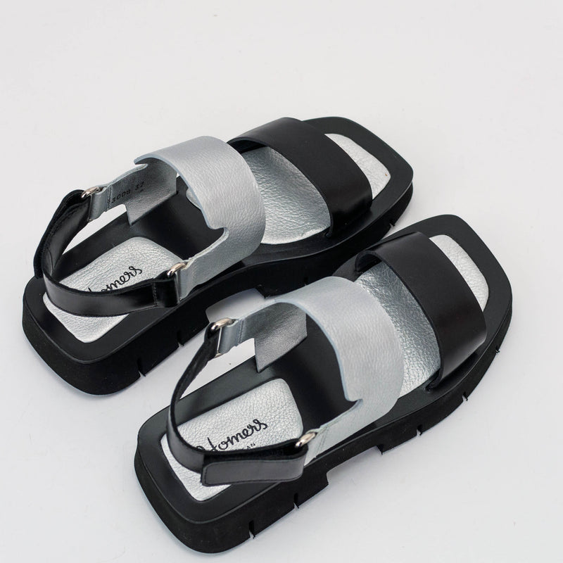 HOMERS -SANDAL - 21419 SIERRA BLACK SILVER