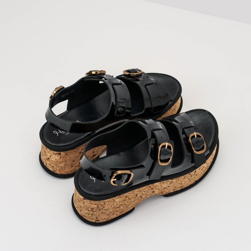 HOMERS - SANDAL - 21438 REVERSE VERNICE BLAK