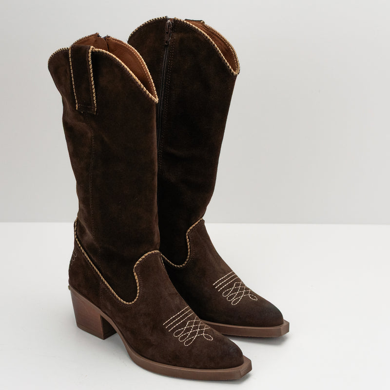 NEMONIC - BOOT - ATLANTA 2294 WESTERN MARRON