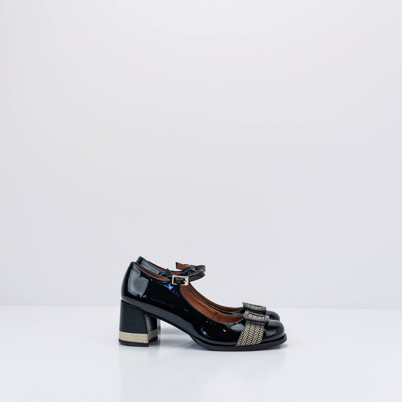 NEMONIC - SHOES - REBECA 2332 CHAROL NEGRO