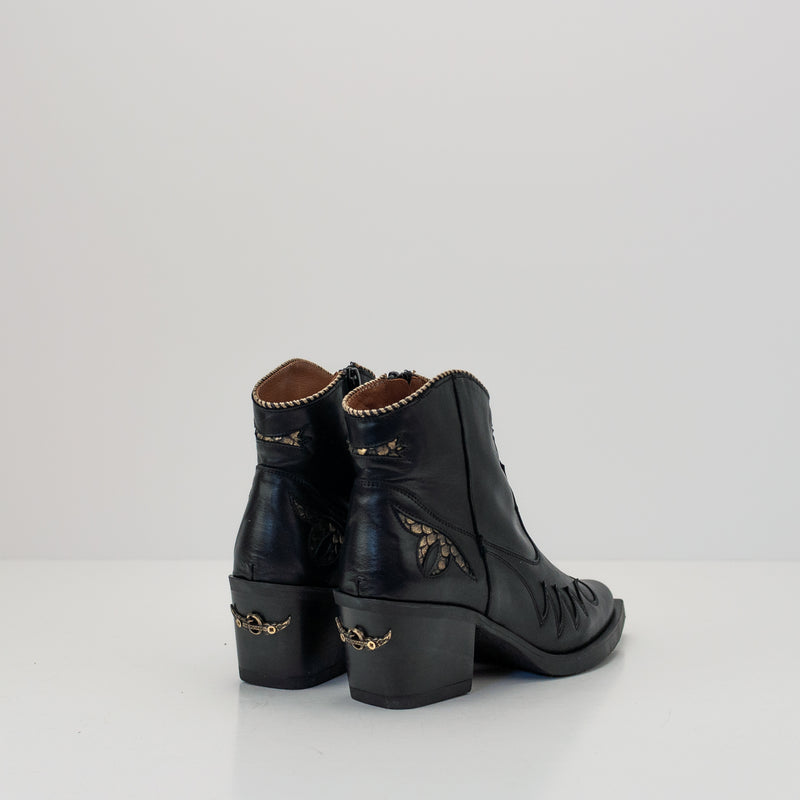 NEMONIC - ANKLE BOOT - ATLANTA 2353 SAUVAGE BLACK