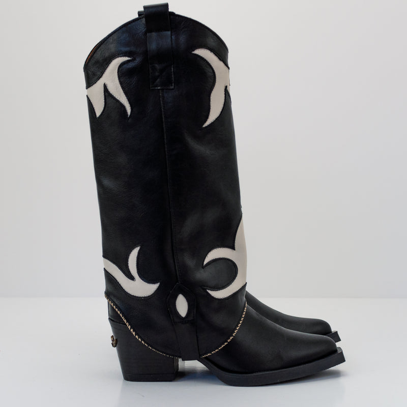 NEMONIC - BOOT - ATLANTA 2399 SAUVAGE BLACK