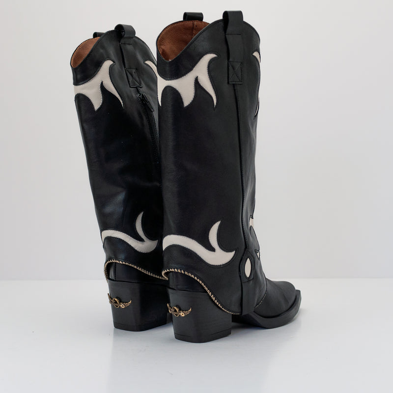 NEMONIC - BOOT - ATLANTA 2399 SAUVAGE BLACK