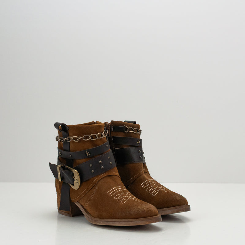 NEMONIC - ANKLE BOOT - ILLINOIS 2488 INGRAS TABACO