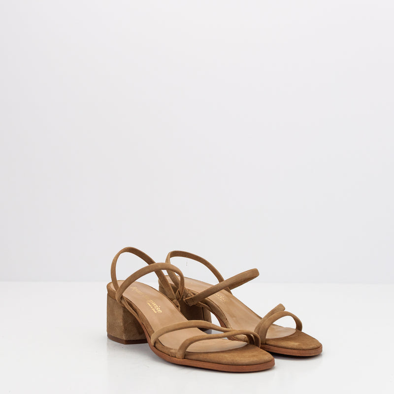BRYAN - SANDAL - 2614 BEIGE SUEDE