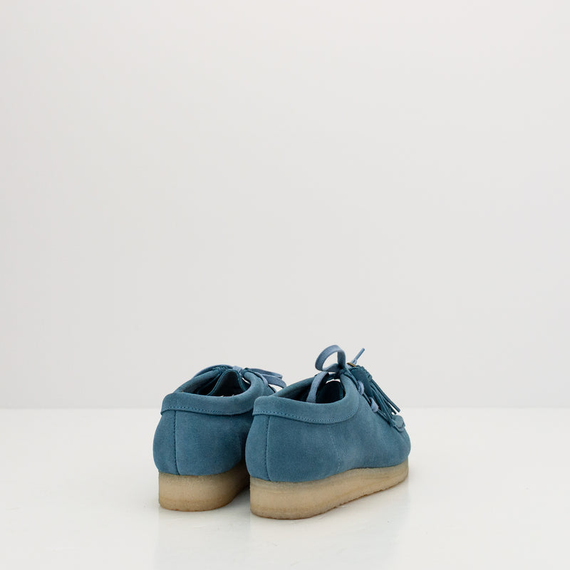 ZAPATO - CLARKS - WALLABEE WEAVE POWDER BLUE SDE