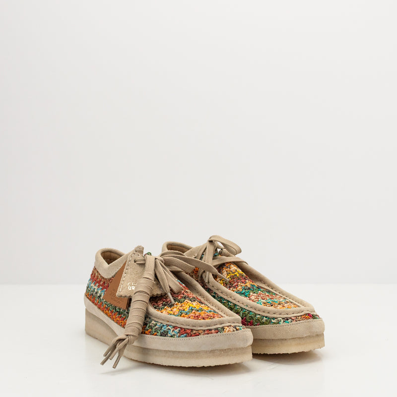 ZAPATO - CLARKS - WALLABEE MULTICOLOUR RAFFIA HOMBRE
