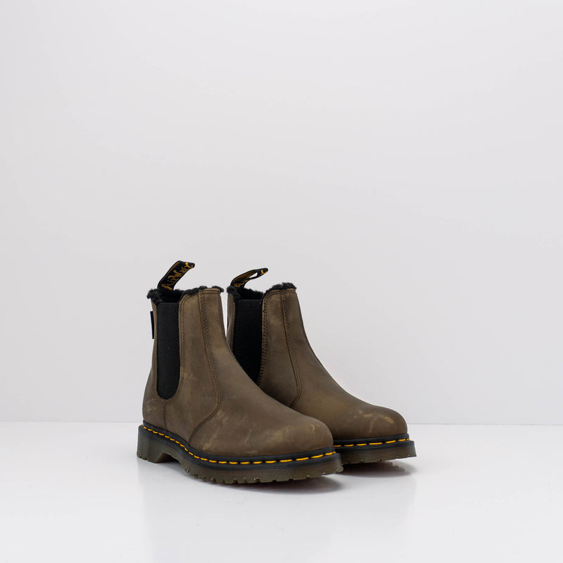 DR. MARTENS - BOOTS - 2976 DMS OLIVE ARCHIVE PULL UP 31143538