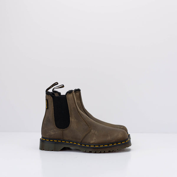 DR. MARTENS - BOOTS - 2976 DMS OLIVE ARCHIVE PULL UP 31143538