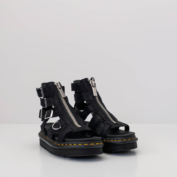 Platform Sandals Martens Olson OLSON LEATHER GLADIATOR ZIP SANDALS