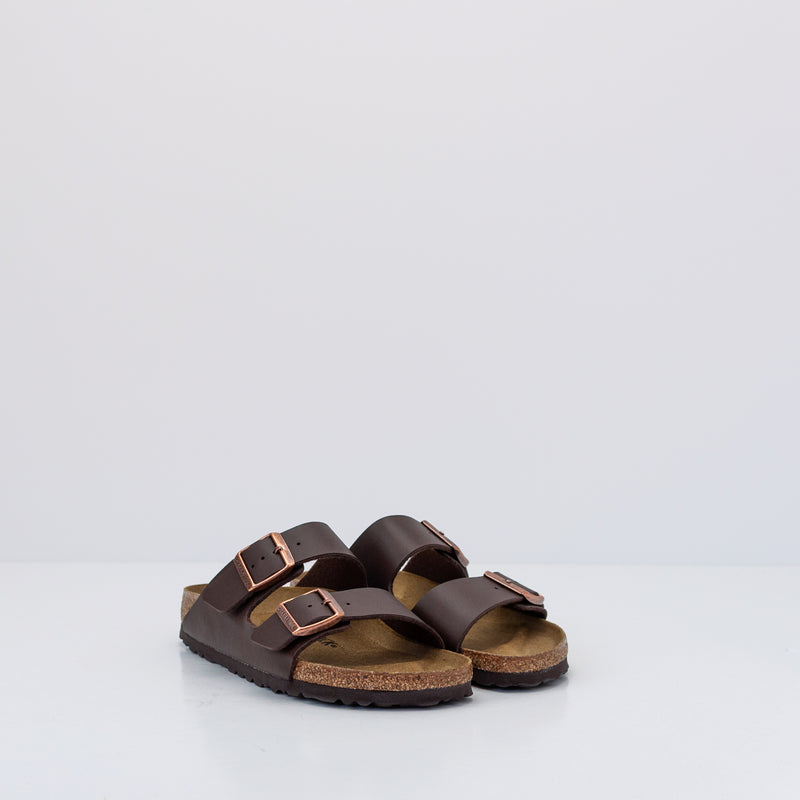 SANDALIA - BIRKENSTOCK - ARIZONA BIRKO-FLOR DARK BROWN