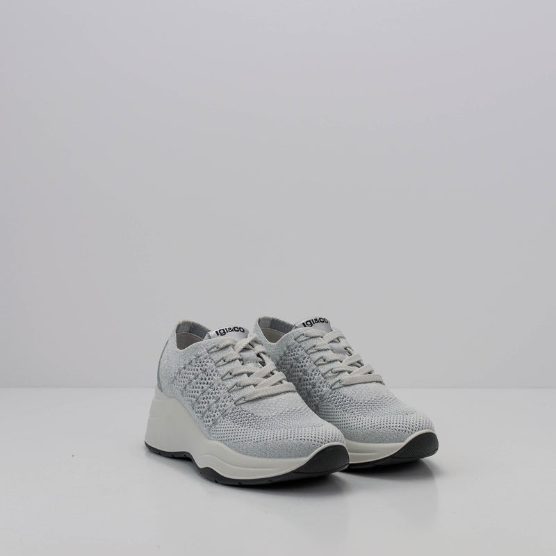 IGI&CO -  SNEAKER - DONNA ENOLA SILVER