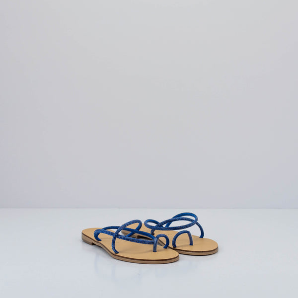 NICOLAS LAINAS - SANDAL - CRYSTAL ITHACA AZUL