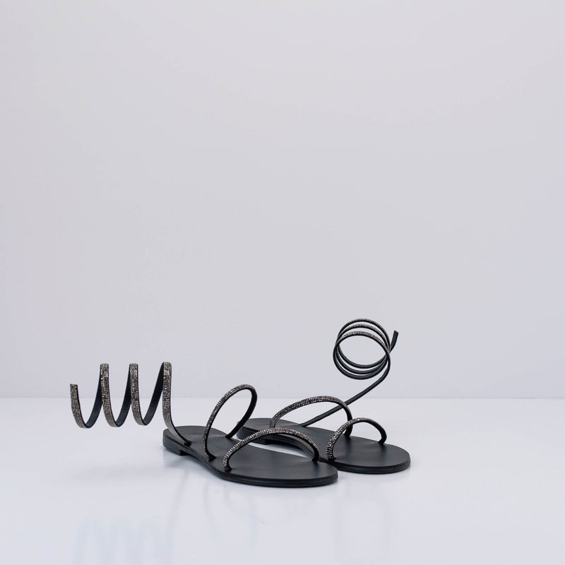NICOLAS LAINAS - SANDAL - CRYSTAL BLACK