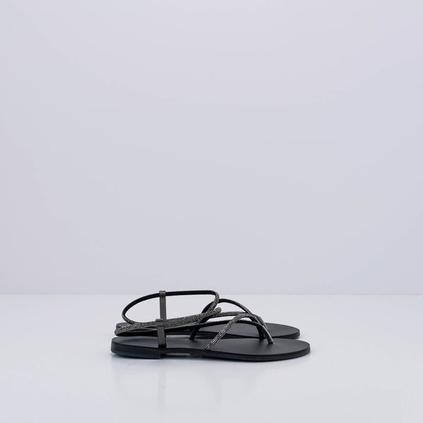 NICOLAS LAINAS - SANDAL - CRYSTAL BLACK