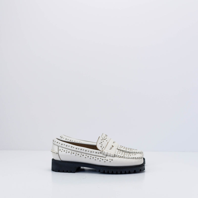 MOCASIN - SEBAGO - DAN LUG STUDS BLANCO