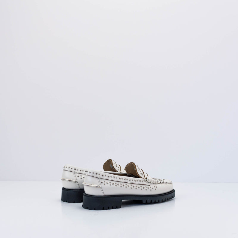 MOCASIN - SEBAGO - DAN LUG STUDS BLANCO