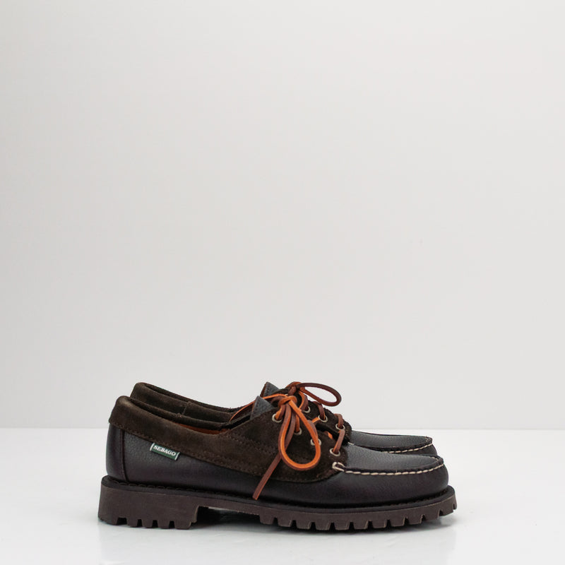 SEBAGO - BOAT SHOE - ASKOOK LUG SUEDE BROWN