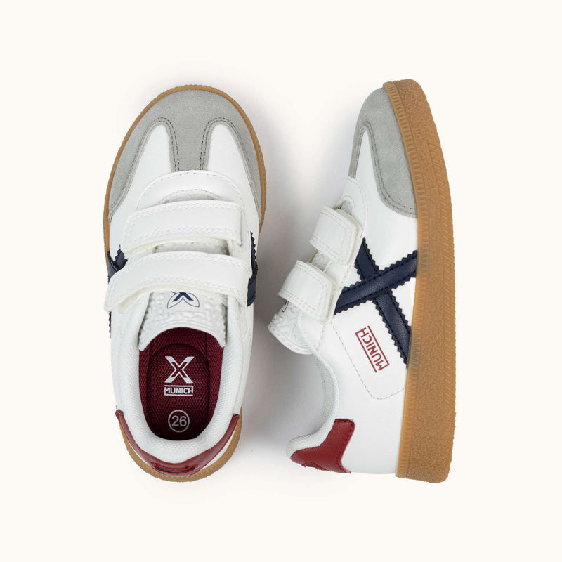 ZAPATILLA - MUNICH - MINI BARRU VCO 10 BRANCO DE 24 A 32