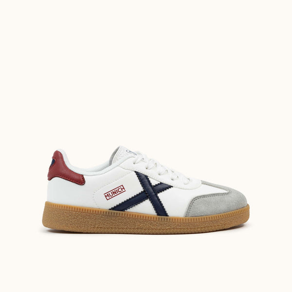 ZAPATILLA - MUNICH - MINI BARRU 10 BRANCO DE 33 A 38