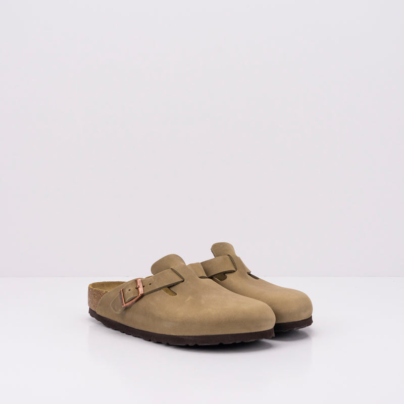 ZUECO - BIRKENSTOCK - BOSTON TABACCO BROWN PLANTILLA CLÁSICA 0960813