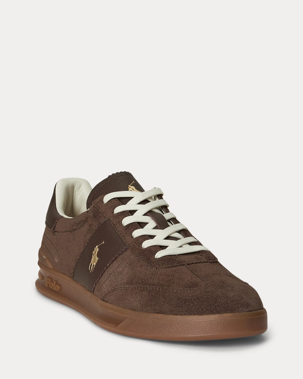 POLO RALPH LAUREN - SNEAKER - HRT AERA PP SNEAKERS LOW TOP LACE BROWN