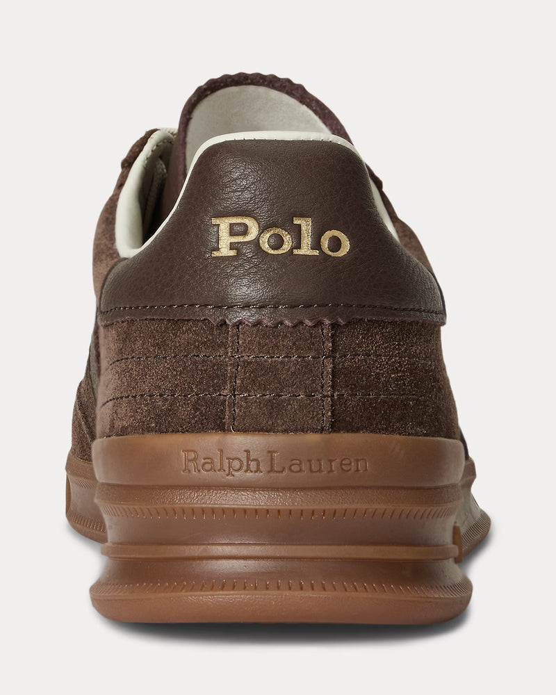 POLO RALPH LAUREN - SNEAKER - HRT AERA PP SNEAKERS LOW TOP LACE BROWN