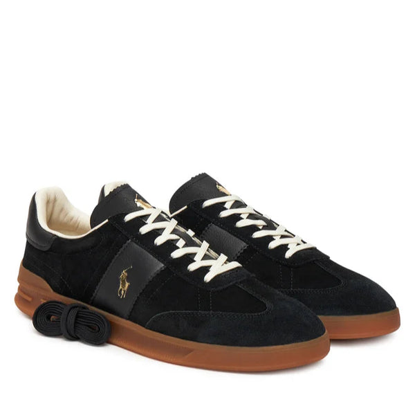 POLO RALPH LAUREN - SNEAKER - HRT AERA PP SNEAKERS LOW TOP LACE BLACK