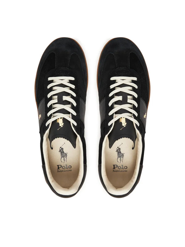 POLO RALPH LAUREN - SNEAKER - HRT AERA PP SNEAKERS LOW TOP LACE BLACK