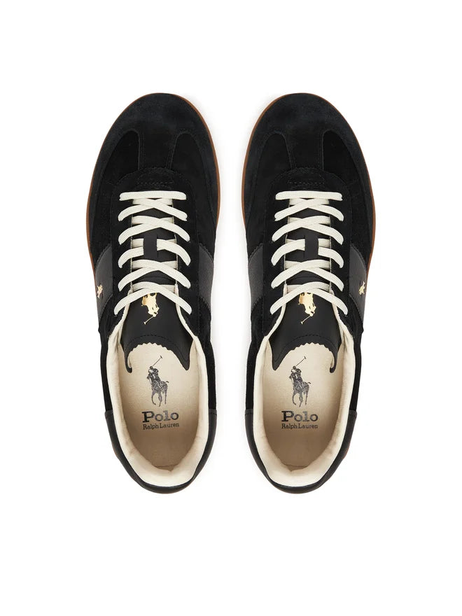 POLO RALPH LAUREN - SNEAKER - HRT AERA PP SNEAKERS LOW TOP LACE BLACK